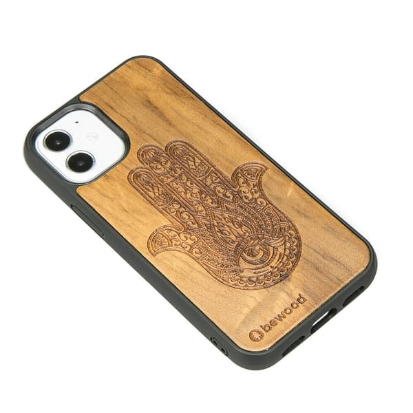 HAMSA IMBUIA Träfodral till iPhone 12 Mini