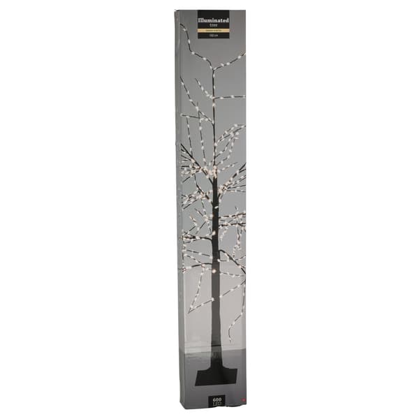Lysande LED-gran för utomhusbruk, höjd 150 cm