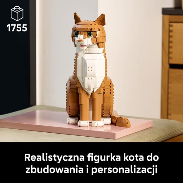 LEGO Ideas Ingefära Katten 1755 Delar Set (21376)