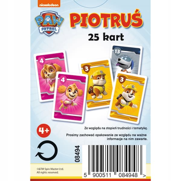 08513 "Peters kort - Paw Patrol