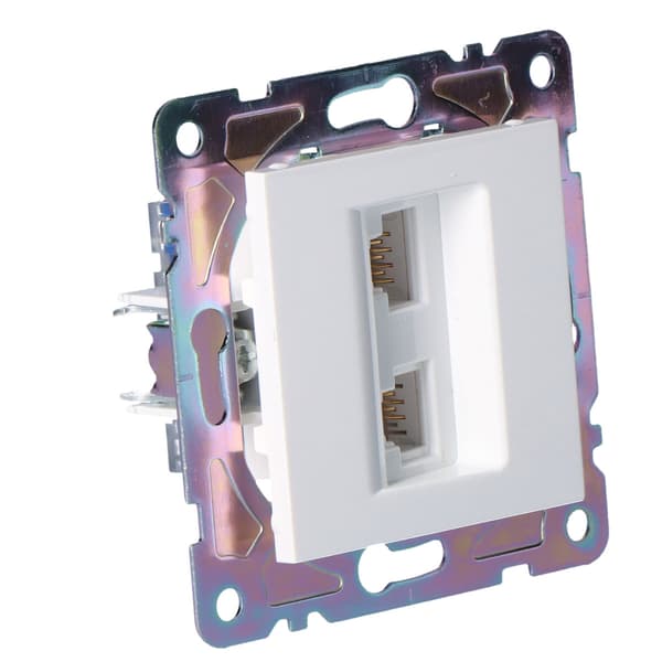 RJ45/RJ11-stik, hvid, online rækkevidde