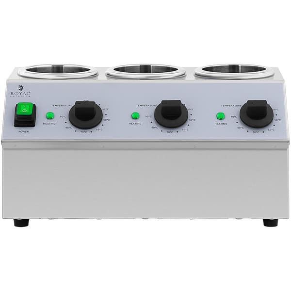 Hotkastikepullonlämmittimet 3x 1L 40-90C 550W