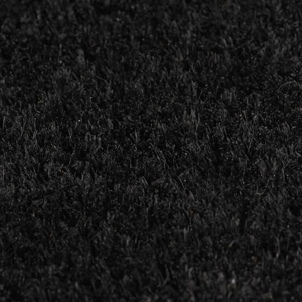 vidaXL dørmåtter, 2 stk., sorte, 40x60 cm, kokosfiber