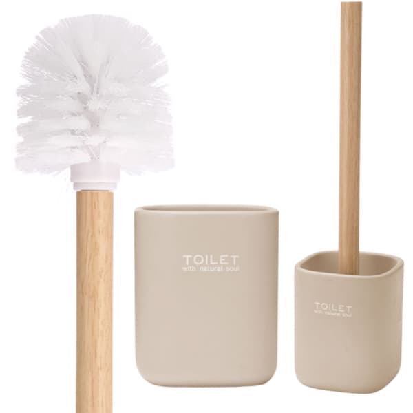 LISO beige toiletbørste