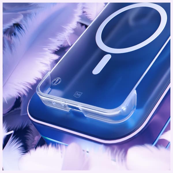 Ultrakevyt 3MK Just20g MagCase iPhone Airille, läpinäkyvä