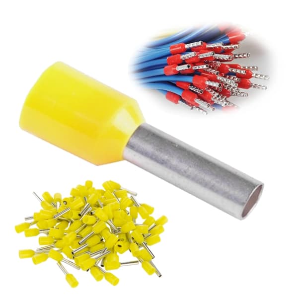 Isoleret kabelmuffeterminal til 12x6 mm2 ledninger Gul 100 stk.