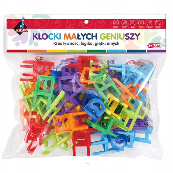 LITTLE GENIUS BLOCKS STOLAR - 40 DELAR