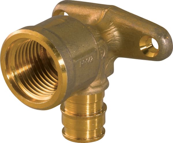 Uponor Smart Aqua -seinäliitin Q&E PL 16-Rp1/2"FT p=43mm