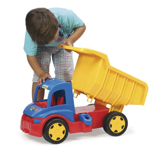 Jättedumper blå och gul 65009