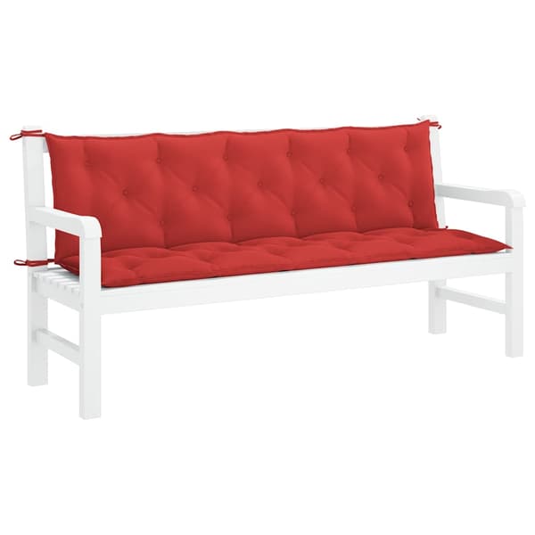 vidaXL gyngehynde, rød, 180 cm, stof