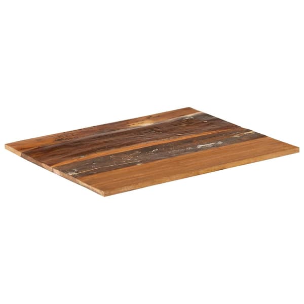 vidaXL rektangulær bordplade 60x70 cm 15-16 mm genbrugstræ