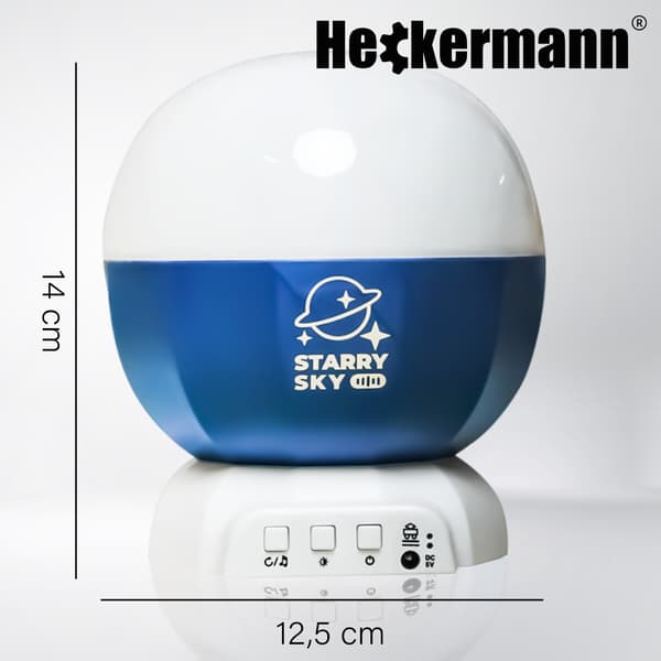 Heckermann 168K-W Blå LED Stjerneprojektor