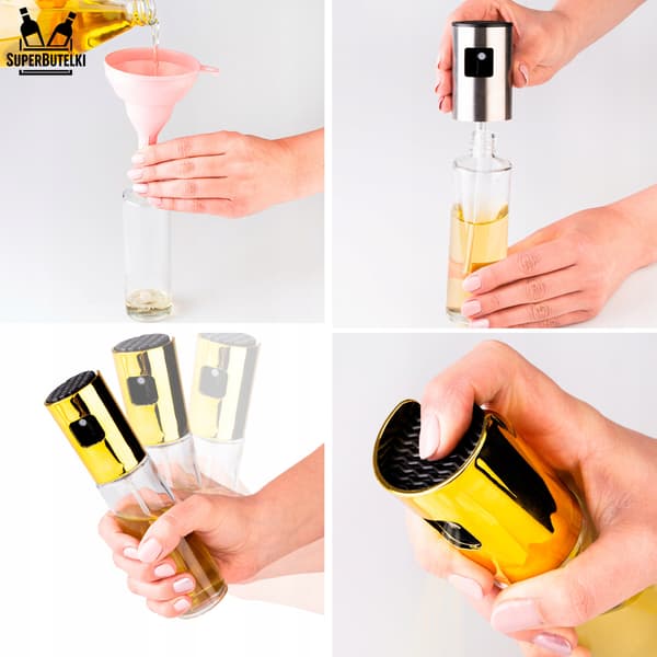 Glasoljespraydispenser, olivoljespray, 100 ml