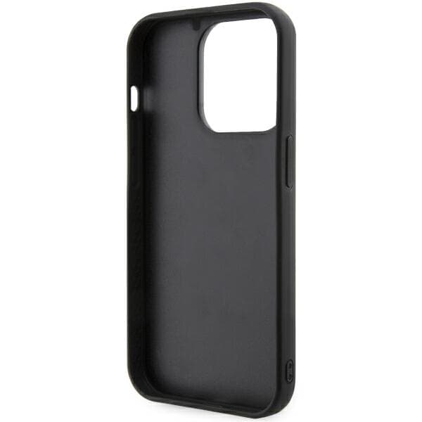 Karl Lagerfeld Rubber Ikonik 3D-cover til iPhone 14 Pro, sort