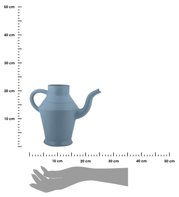 Vintage blå vandkande 2 L