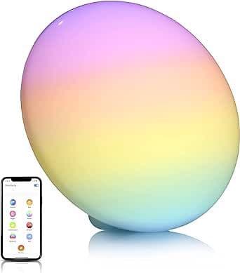 LED-natlampe RGB-belysning farveterapi