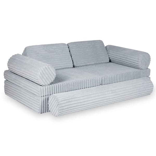 Montessori Premium Waffle Grå Legesofa
