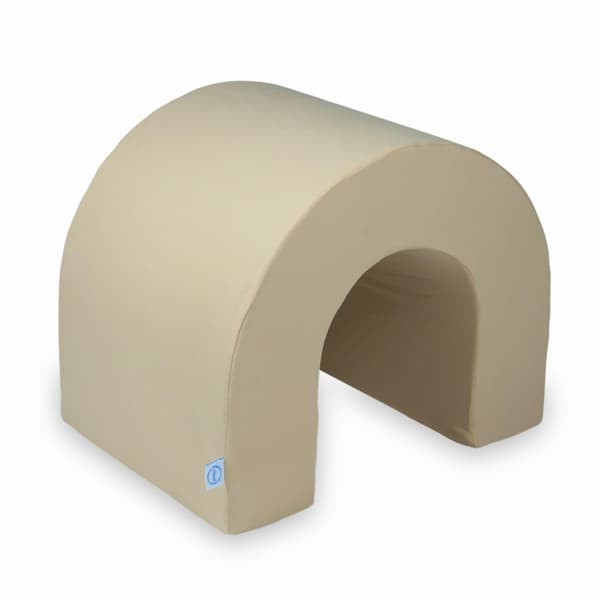 Beige skumlegetunnel