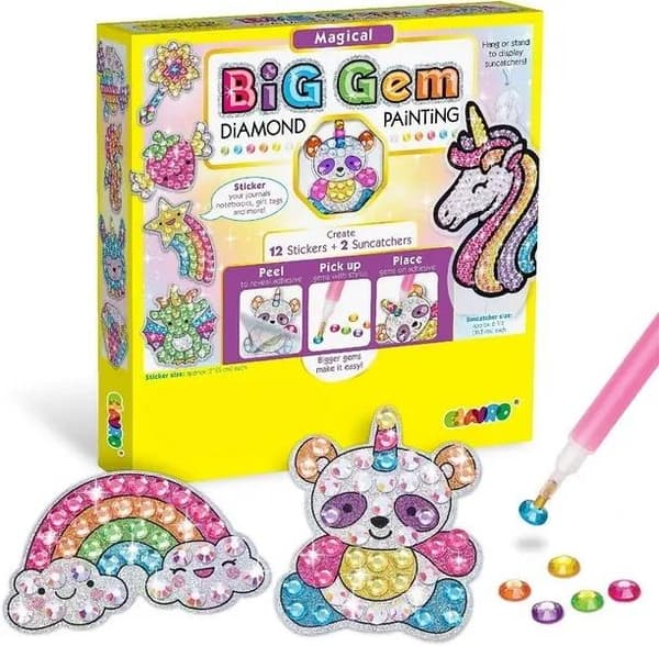 Glitrende diamantmosaik