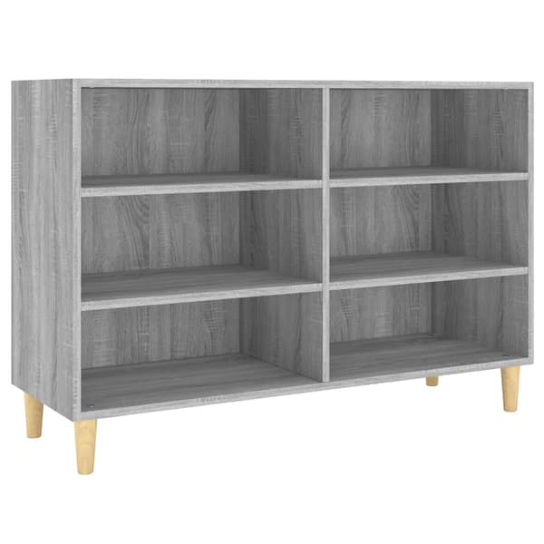 vidaXL kommode, grå Sonoma-eg, 103,5x35x70 cm