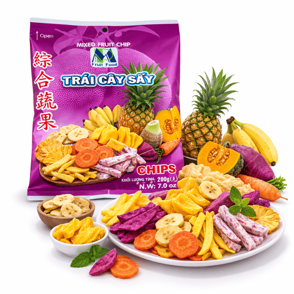 FRUKTMAT | Frukt- och grönsakschipsmix | 200 g