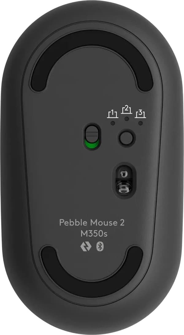 Logitech Pebble M350s -hiiri, grafiitinharmaa (910-007015)