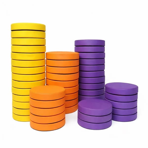 Runde puder til børnehaveklassen Runde puder til børnehaveklassen<span> - </span>Fuchsia, 30 cm