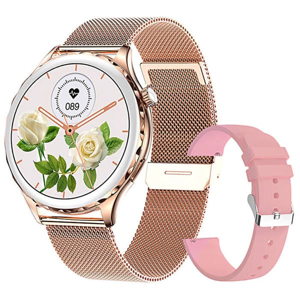 Damsk smartwatch Rubicon RNCF02 - Samtal, Extra rem (sr048b)