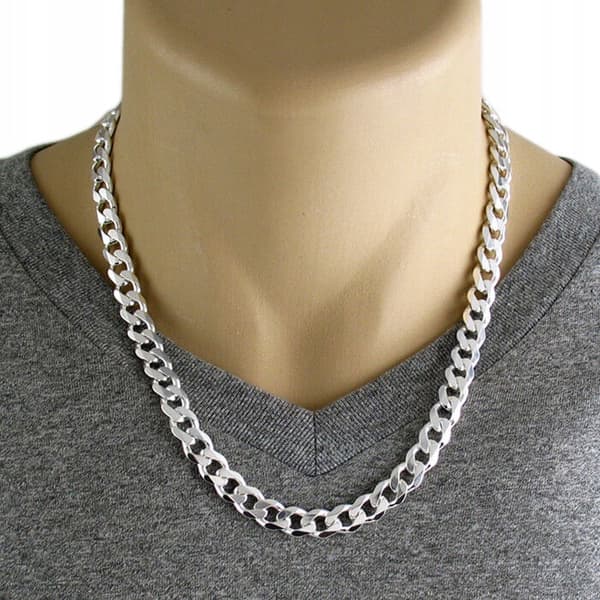 Silver Herr KEDJA HEL KEDJA SILVER 925 6cm/55cm Pansrad