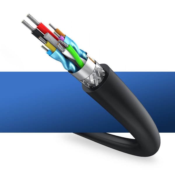 USB-A 3.0 5Gb/s förlängningskabeladapter 0,5m svart