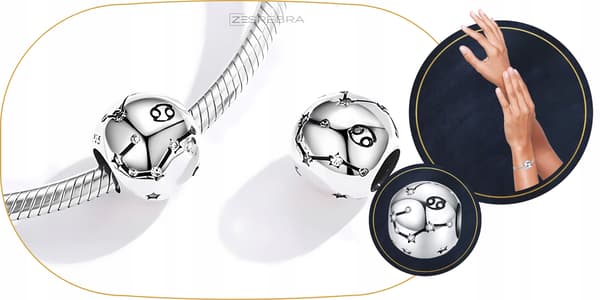 Berlocker stjärntecken LEO silver 925 pärlhänge silverberlocker pr 925