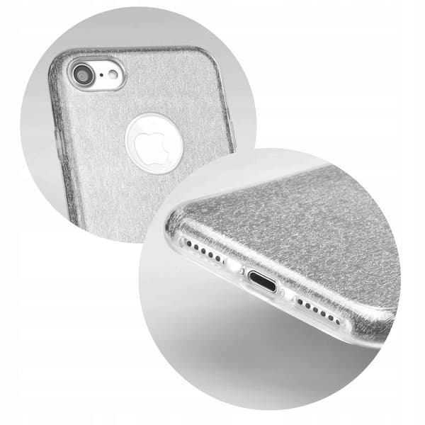 GLITTER SØLV OVERLAY GLITTER SHINE ETUI TIL SAMSUNG A34 5G+ GLAS