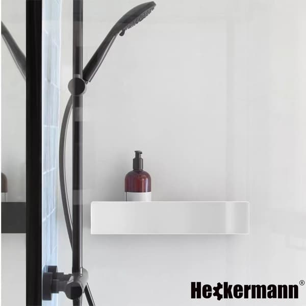 Heckermann Hvid Badeværelseshylde 40cm