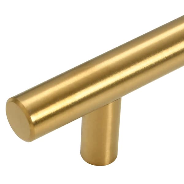 vidaXL skabsgreb, 10 stk., guld, 96 mm, rustfrit stål
