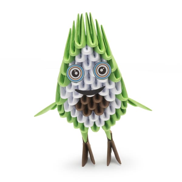 3D Origami. Avocado.