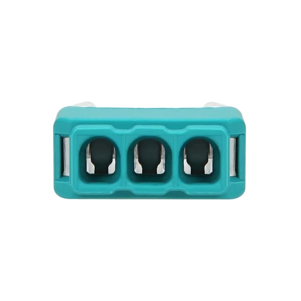 Lynkobling Push-in ledningsforbindelse 3-leder 0,75-2,5 mm 300V 10 stk.