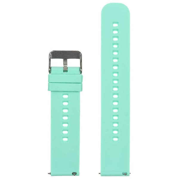 Gummirem för klocka U27 - mint/silver - 20mm