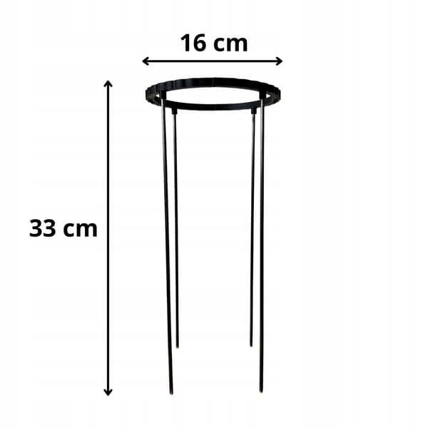 Blomväxtstödsringklämma Modulär 3-i-1 RINGstöd 33cm