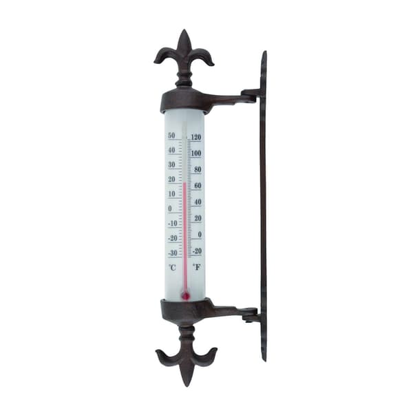 Roterande väggtermometer av gjutjärn