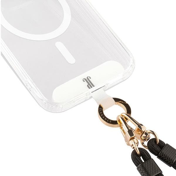 Just Elegance 2in1 MagSafe -kotelo iPhone 15 Prolle, läpinäkyvä