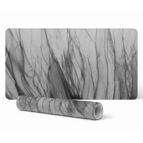 Skridsikker gamingmusemåtte med abstrakte striber 100x50 cm