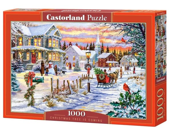 Pussel 1000 Julgranen kommer CASTOR