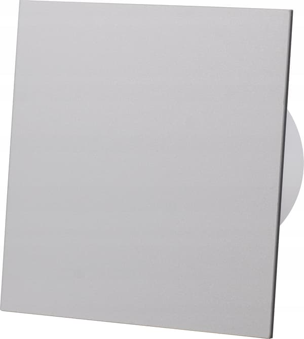 dRim 125 HS Ventilator Fugtsensor Grå Plexiglas Glans Ventilator Plus Panelsæt