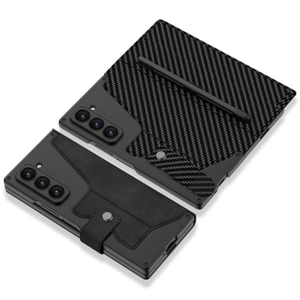 Flip pung-etui til Samsung Galaxy Z Fold 7 5G - kulstofsort