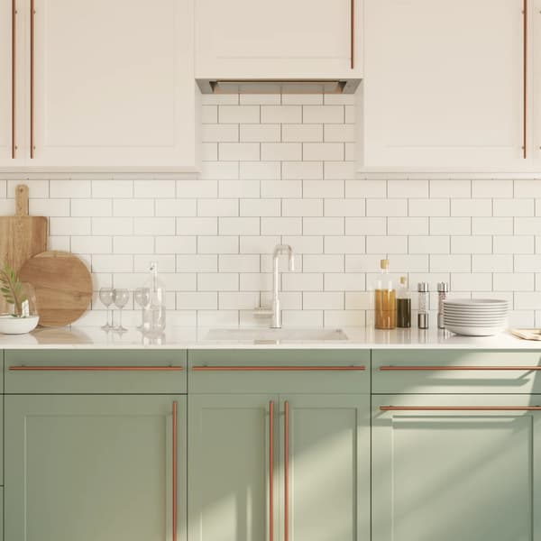 vidaXL skabsgreb 10 stk. bronze 480 mm rustfrit stål