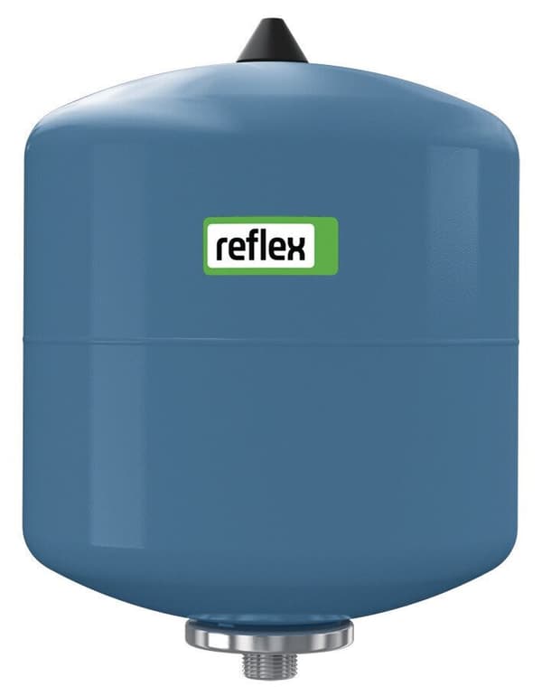 Ekspansionsbeholder refix DE-8, 8L, 25 bar / 70 grader, huntilslutning
