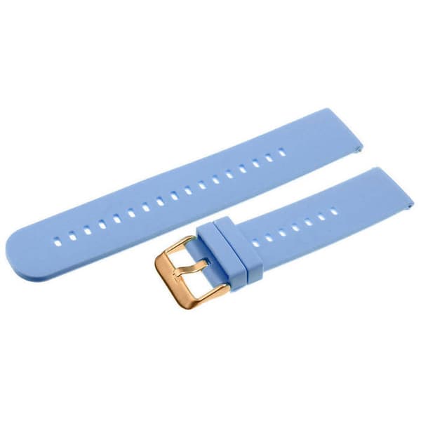 Gummirem til ur U27 - lys violet/rosaguld - 22mm