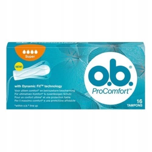 OB Pro Comfort Tampony - SUPER 16 st
