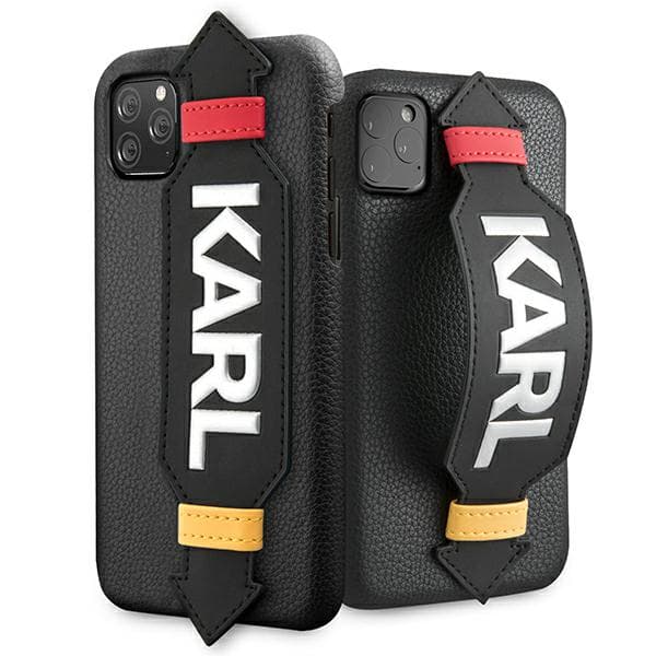 Karl Lagerfeld Strap-etui til iPhone 11 Pro, sort