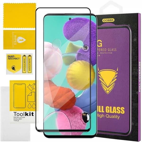 GLAS TIL SAMSUNG GALAXY A71 FULD SKÆRM | OG